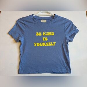 “Be kind” Crop top